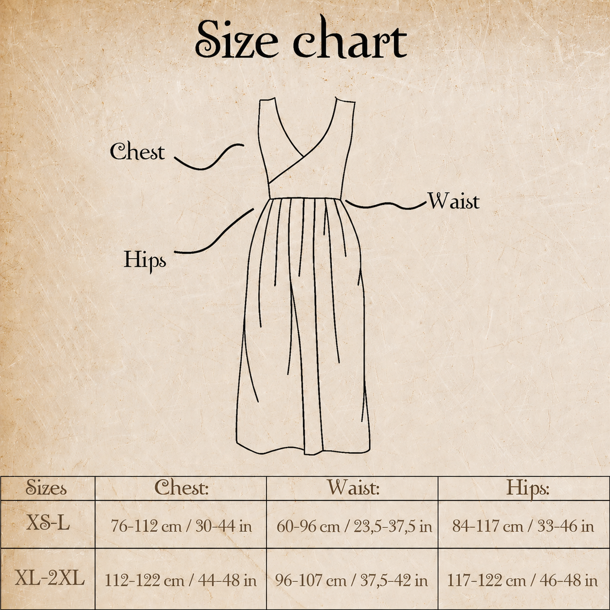 Crimson Red Fair Apron — Full-Skirt Cotton Pinafore