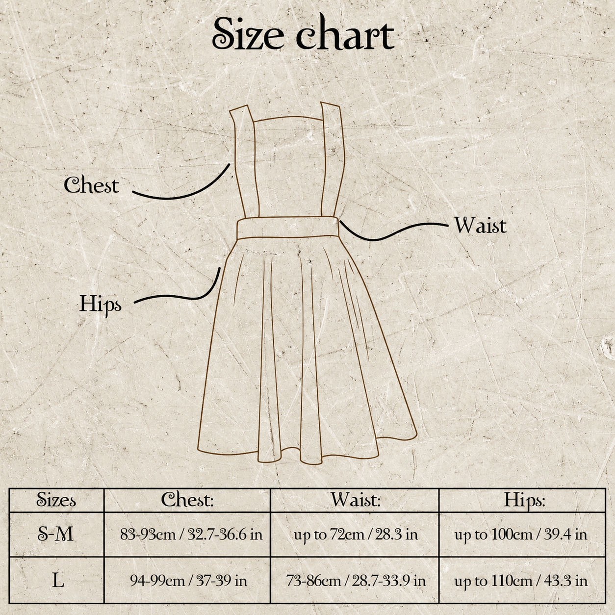 Café Crossback Apron — Burgundy