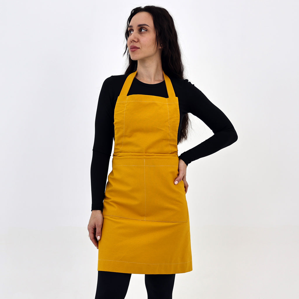 Cotton kitchen apron