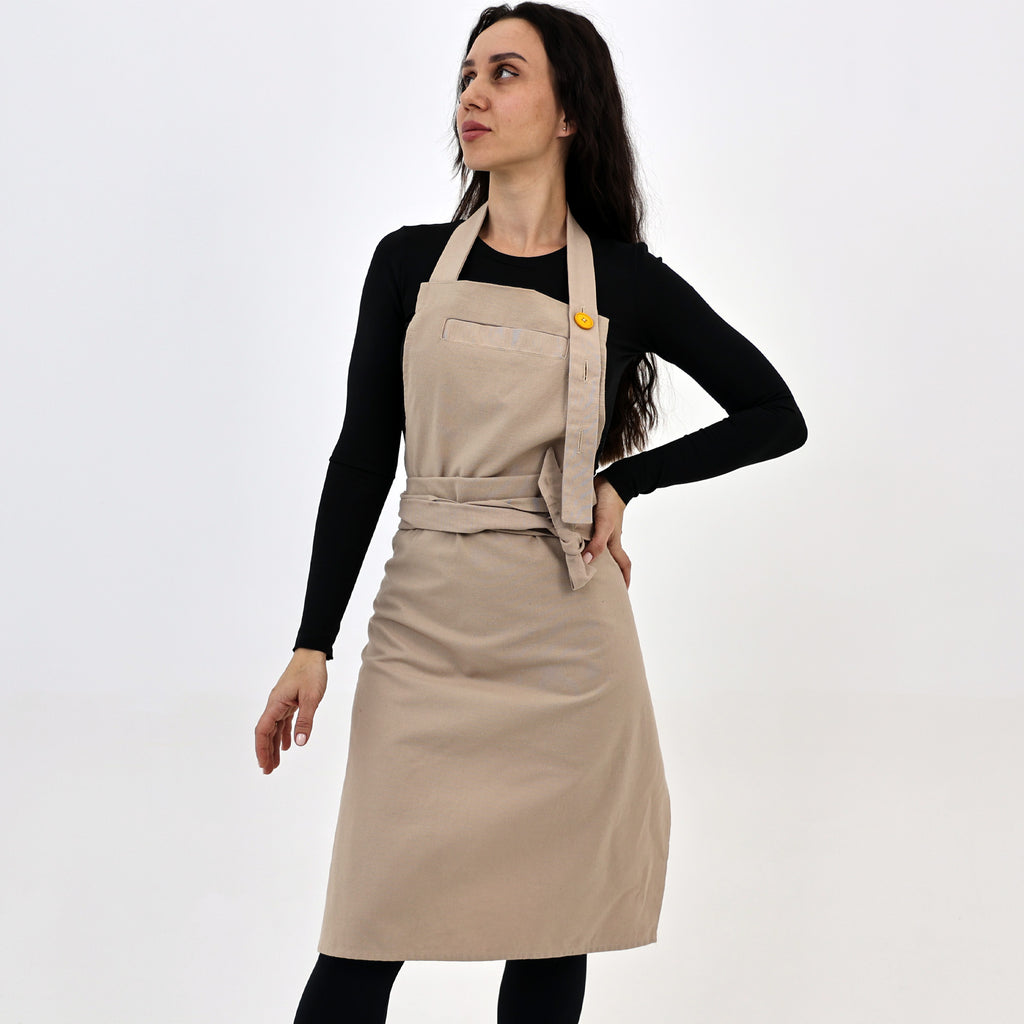 Cotton kitchen apron
