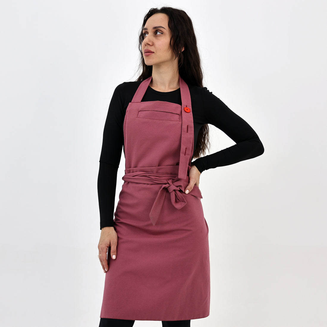 Cotton kitchen apron