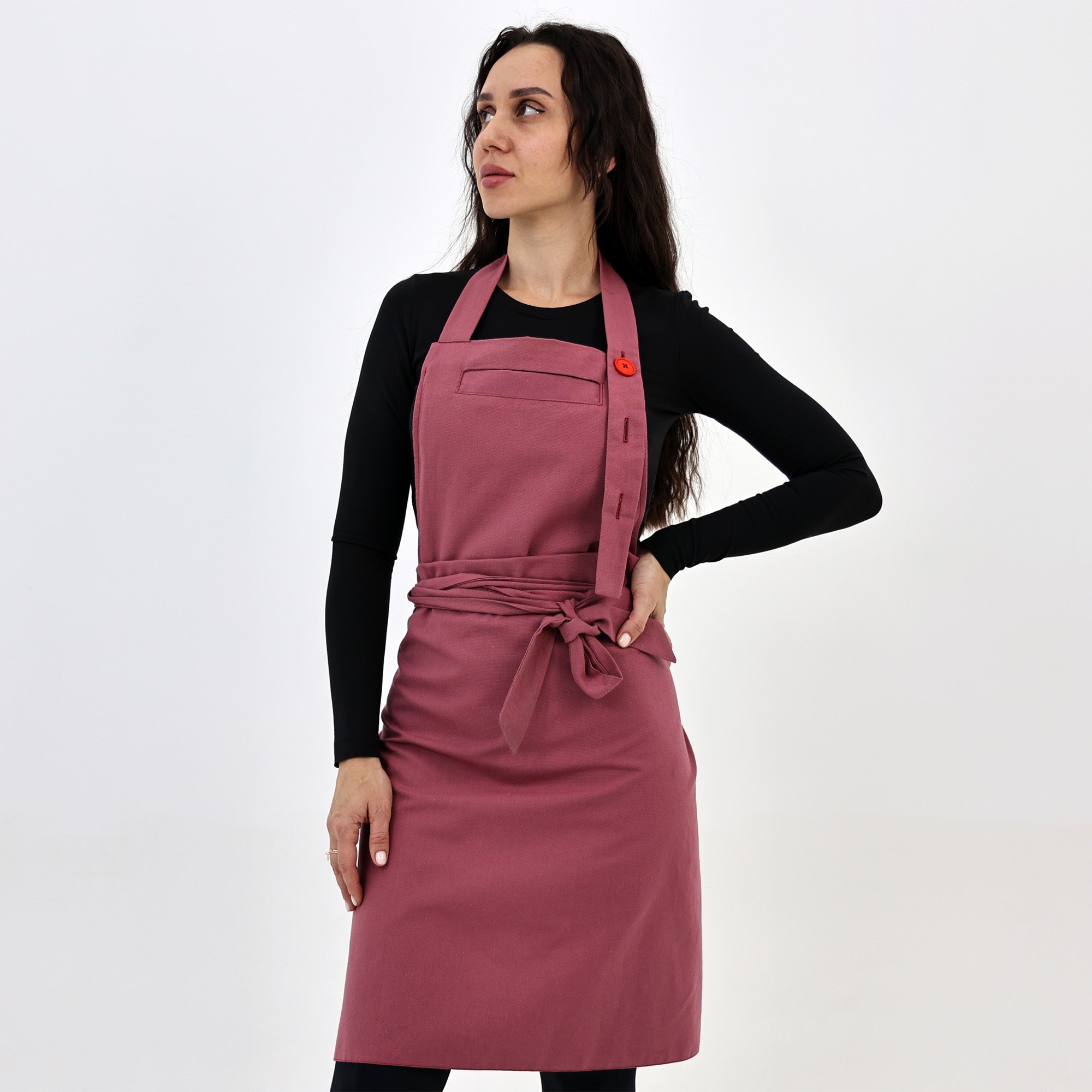 Cotton kitchen apron