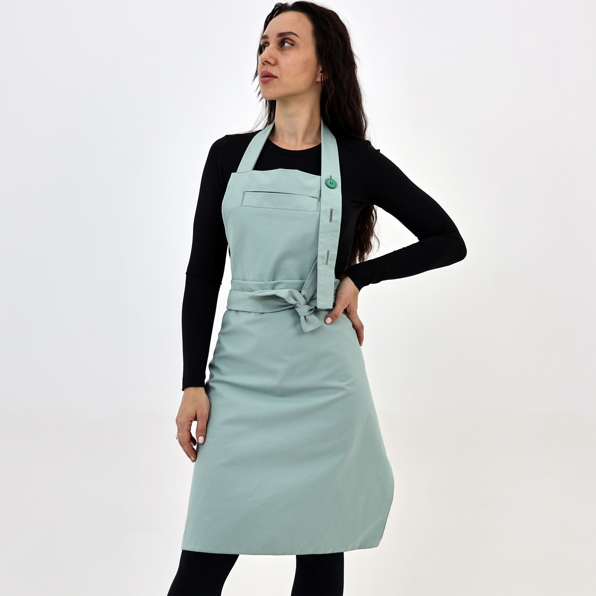 Cotton kitchen apron