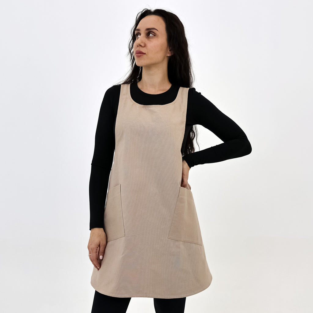 Cotton kitchen apron