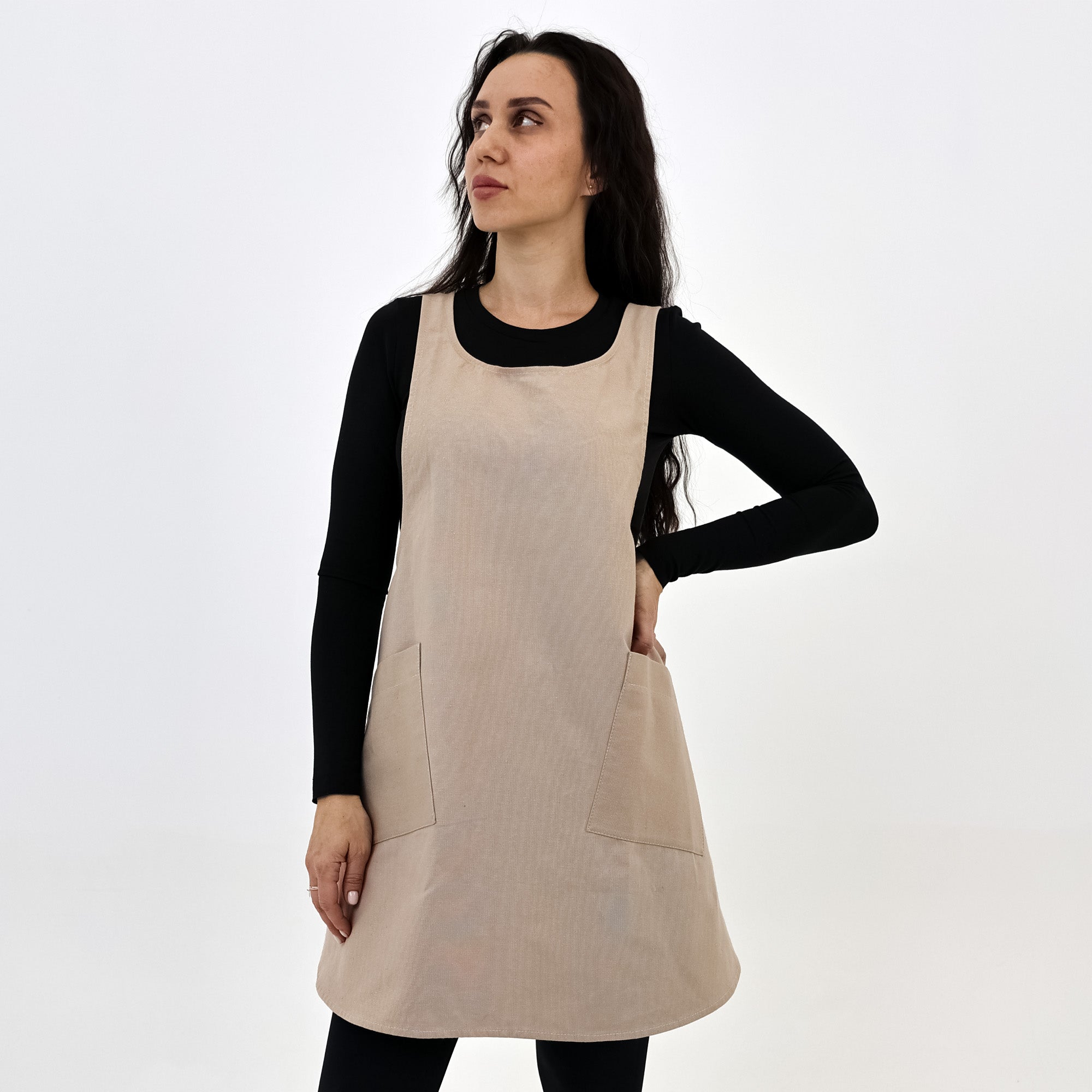 Cotton kitchen apron