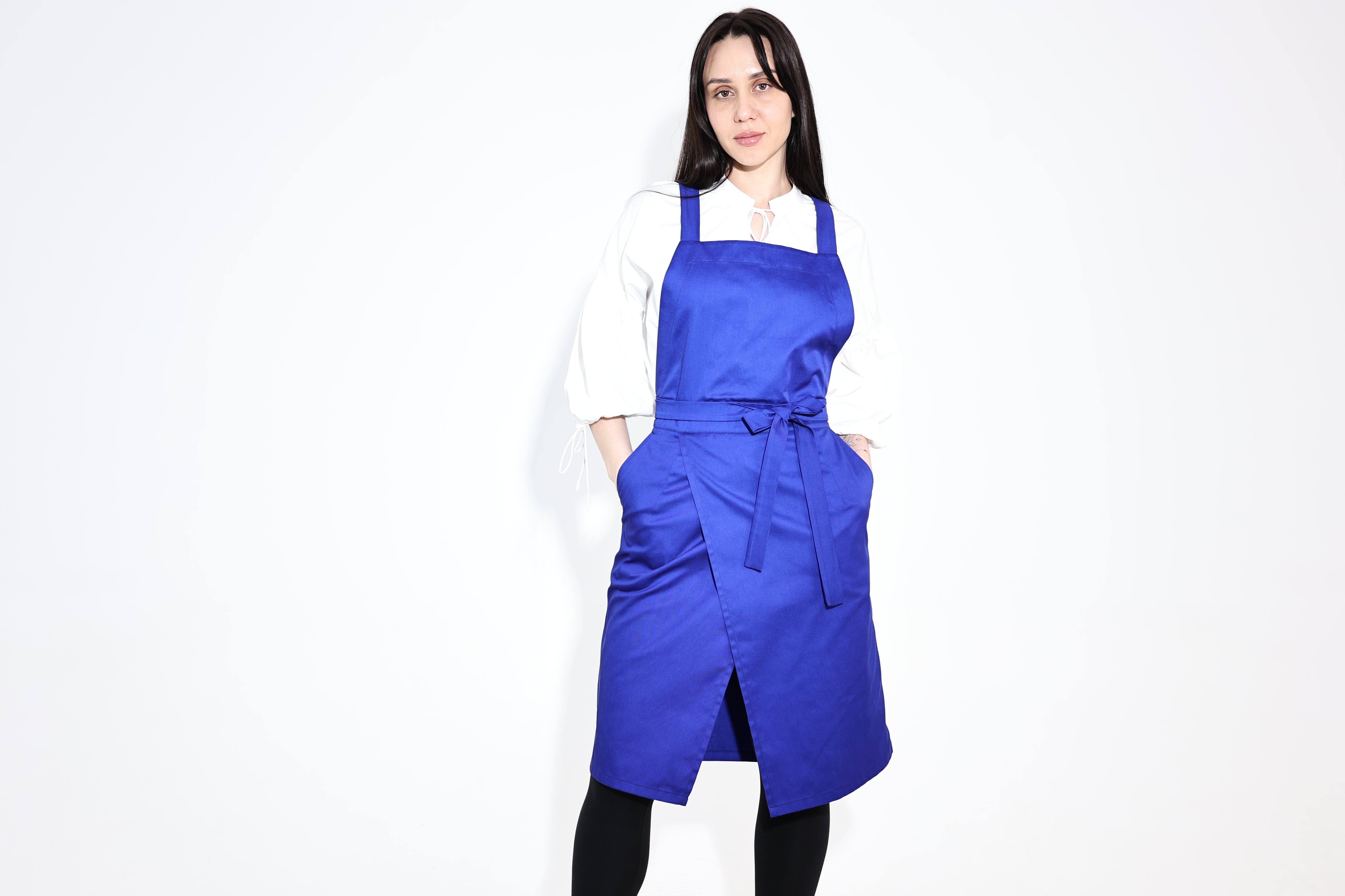Hituka Pro Chef & Bartender Apron — Ultramarine Blue